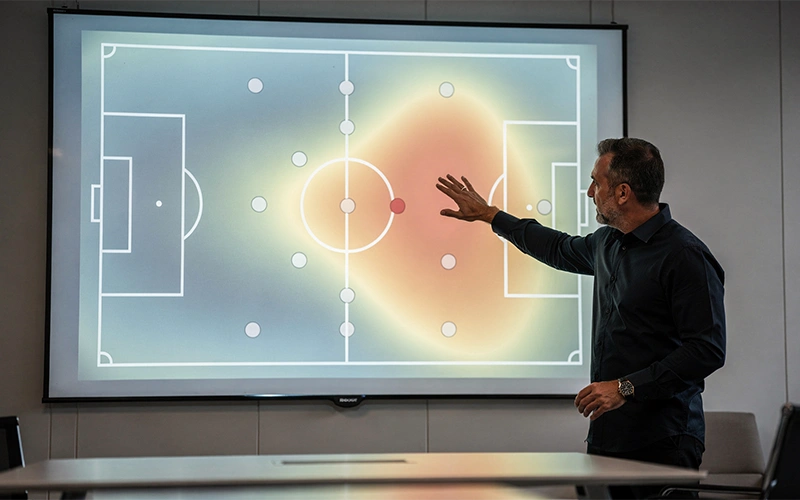 Schéma tactique montrant les zones de faiblesse défensive