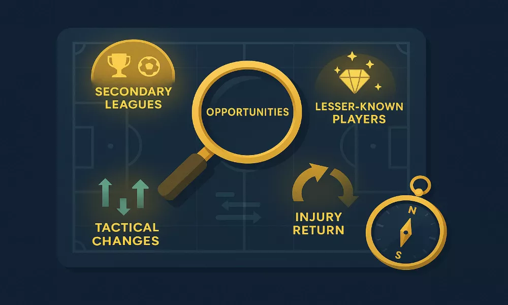 Où trouver les value bets - Opportunités dans les compétitions secondaires et situations spécifiques